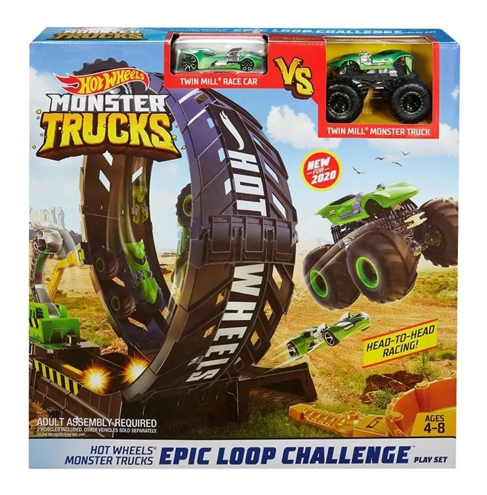 Hot Wheels Monster Trucks Epic Loop Challenge - Mattel