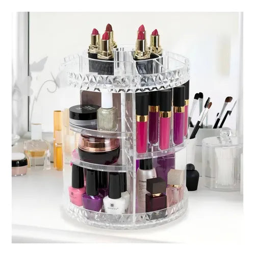 Organizador de Maquillaje Giratorio 360° en oferta outlet Colombia saldos a huevo