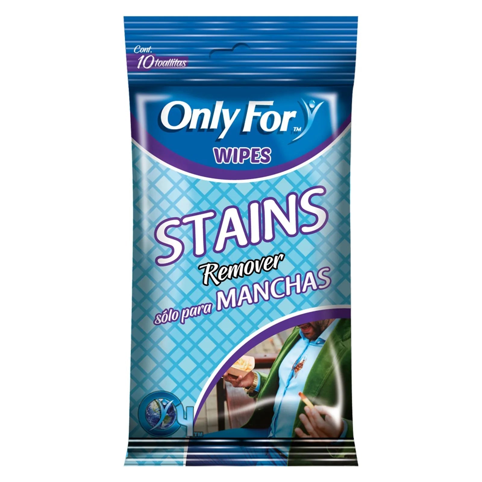 Pañitos Húmedos Only For Removedor solo para manchas x 10 und. en oferta outlet Colombia saldos a huevo