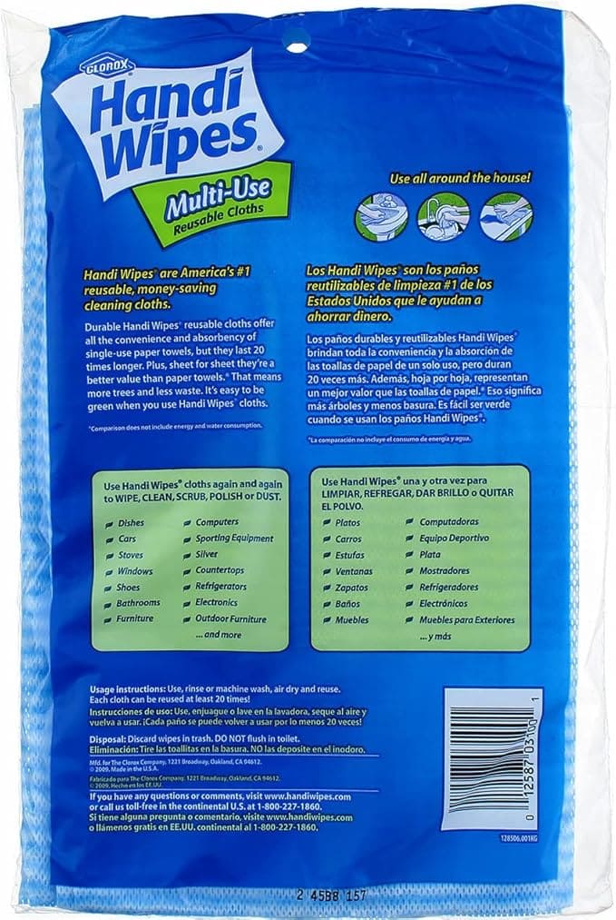 Paños Reutilizables Multiuso Handi Wipes Clorox - Saldos A Huevo