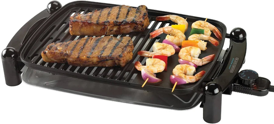 Parrilla y Plancha Eléctrica Sizzlelean - Black+Decker