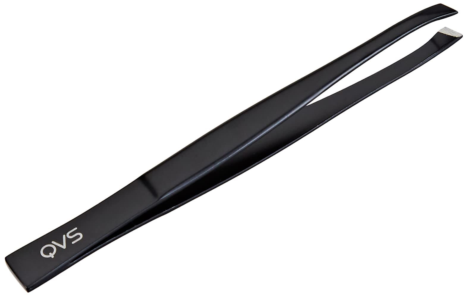 Pinza Depiladora Punta Inclinada QVS Slant Tip Tweezers