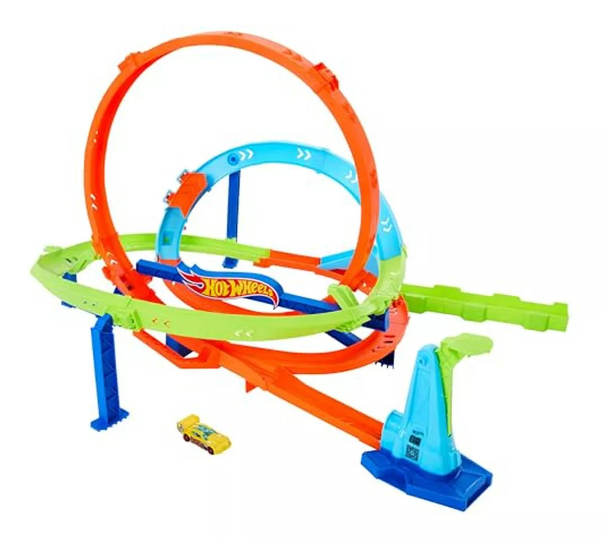 Pista De Carreras Loop De Acción Cyclone - Hot Wheels - Saldos A Huevo