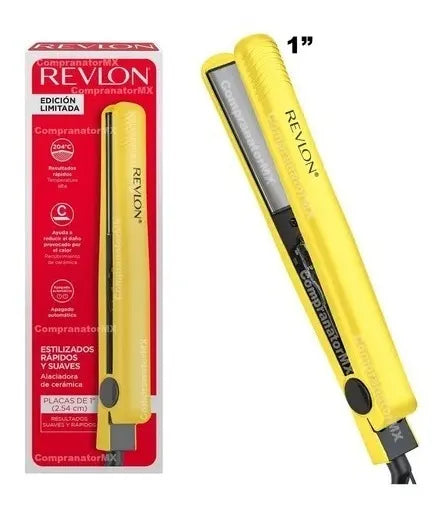 Plancha para Cabello Amarilla - Revlon en oferta outlet Colombia saldos a huevo