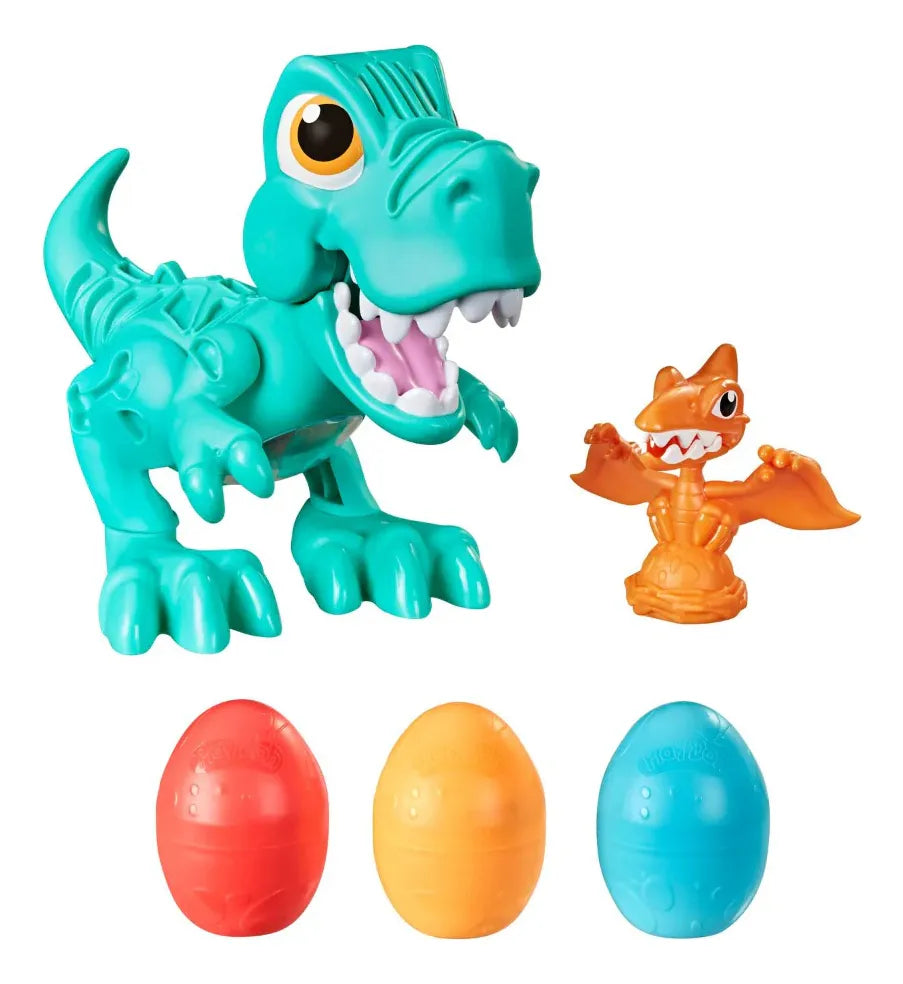 Dino Crew Rex El Dino Glotón - Play-Doh en oferta outlet Colombia saldos a huevo