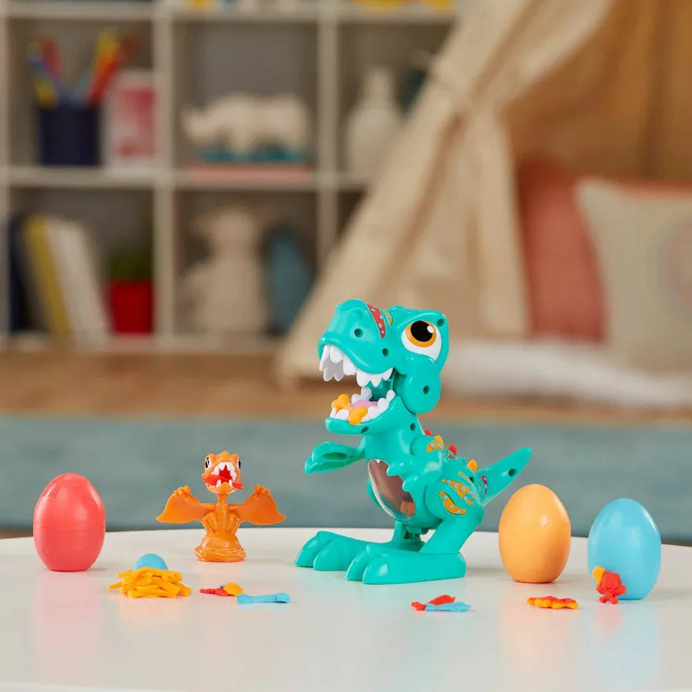 Dino Crew Rex El Dino Glotón - Play-Doh en oferta outlet Colombia saldos a huevo