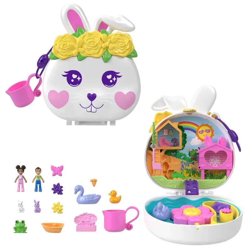 Estuche Conejo De Jardín de Flores (HKV36) - Polly Pocket en oferta outlet Colombia saldos a huevo