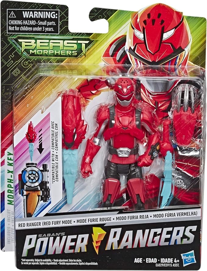 Power Ranger Beast Morphers Modo Furia Roja