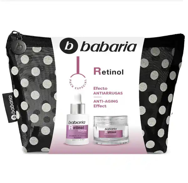 Kit Neceser Retinol Serum + Crema - Babaria en oferta outlet Colombia saldos a huevo