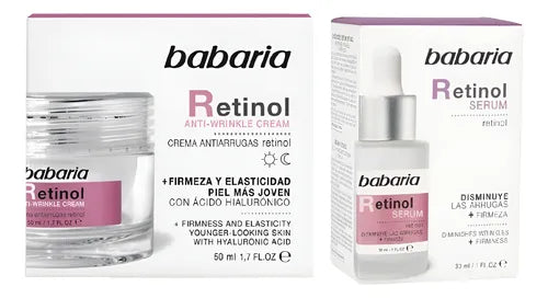 Kit Neceser Retinol Serum + Crema - Babaria en oferta outlet Colombia saldos a huevo