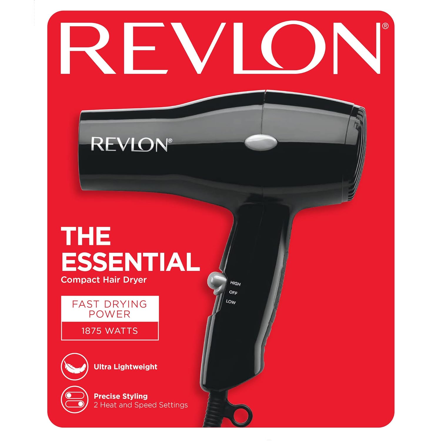 Secador Revlon de Pelo Essential Compact 1875W en outlet Colombia