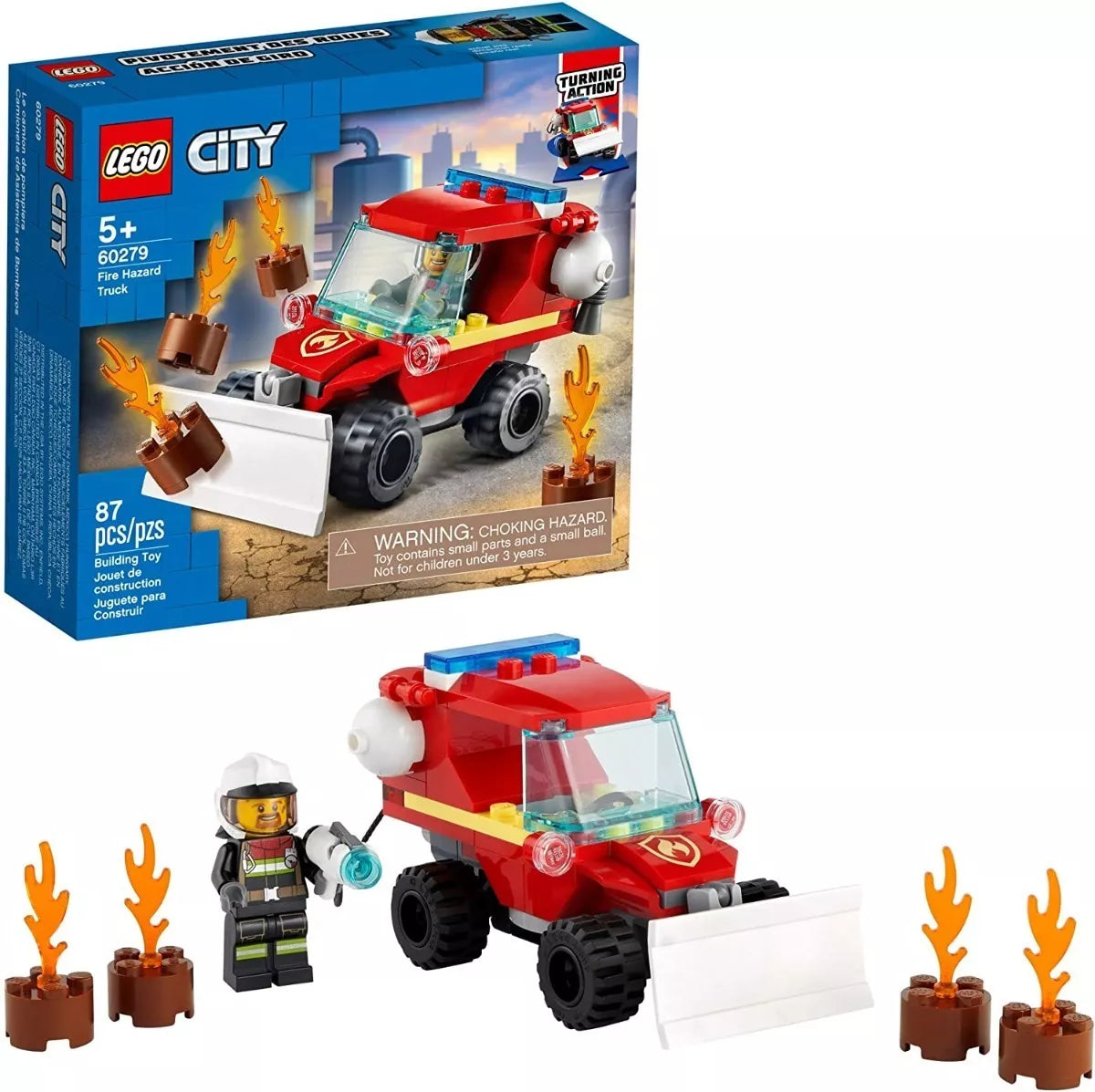 Ciudad Camioneta De Asistencia De Bomberos - Lego 60279 City - Saldos A Huevo