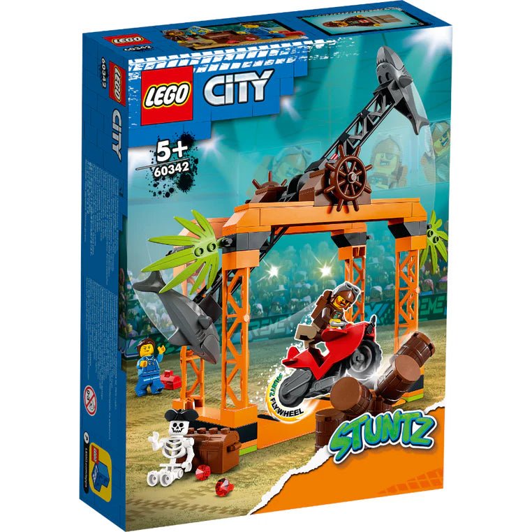 LEGO CITY DESAFÍO ACROBÁTICO: ATAQUE DEL TIBURÓN 60342 - Saldos A Huevo