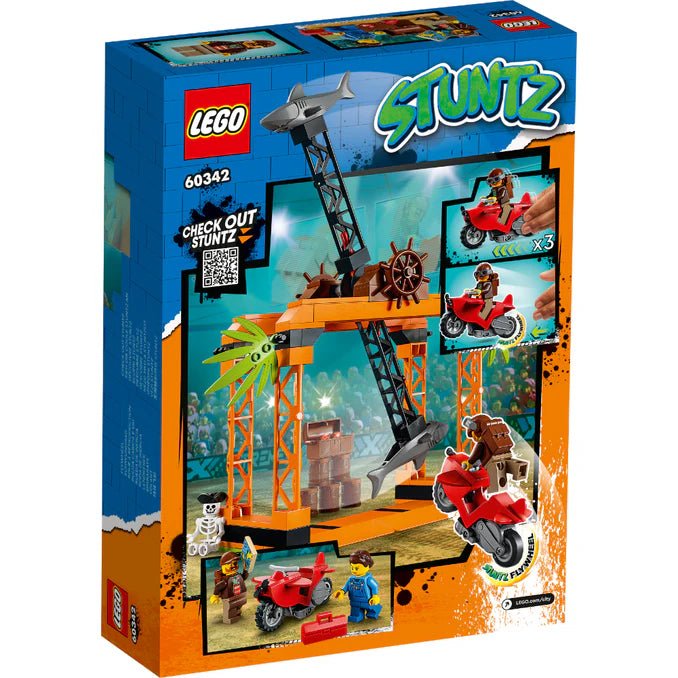 LEGO CITY DESAFÍO ACROBÁTICO: ATAQUE DEL TIBURÓN 60342 - Saldos A Huevo