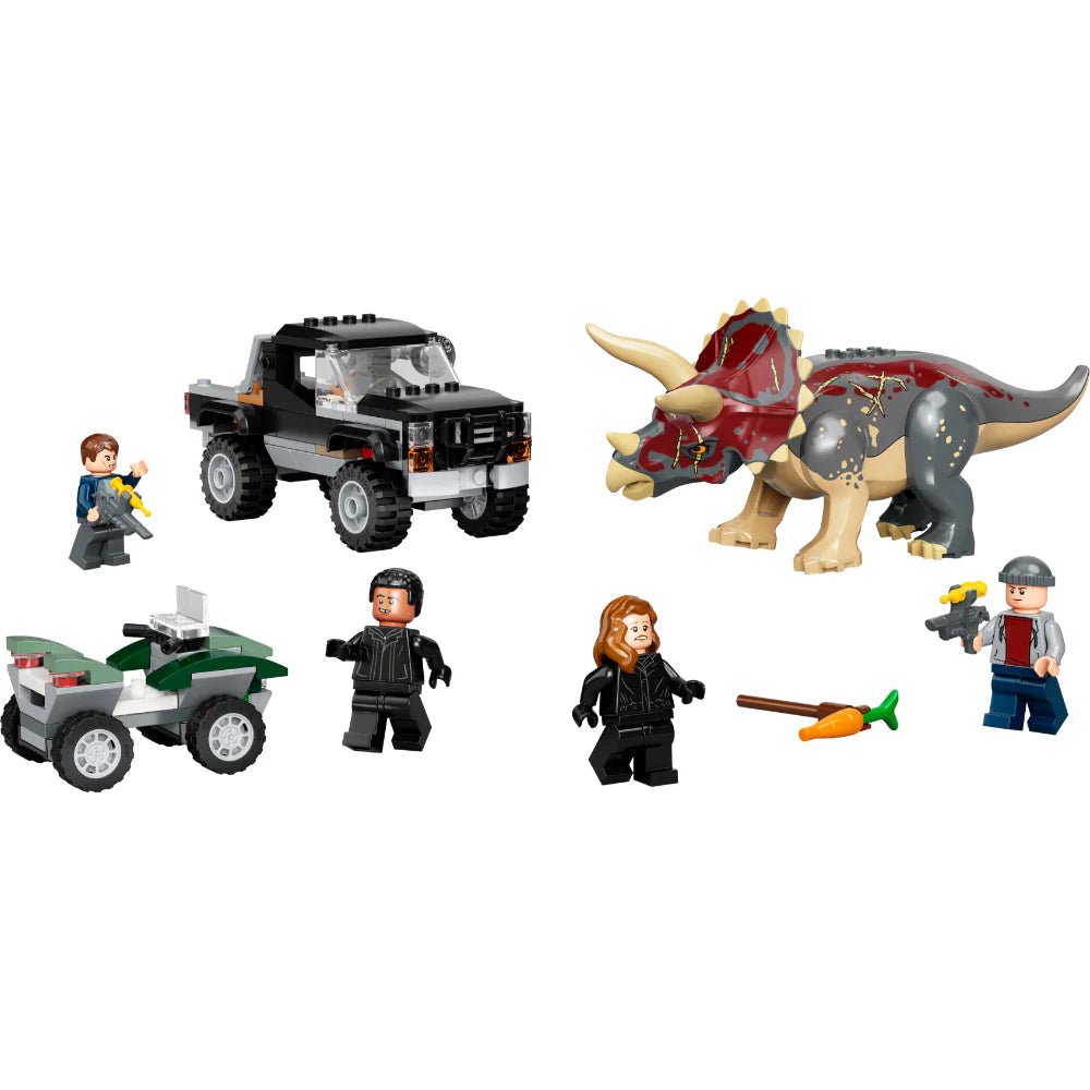 LEGO EMBOSCADA EN FURGONETA DEL TRICERATOPS 76950 - Saldos A Huevo