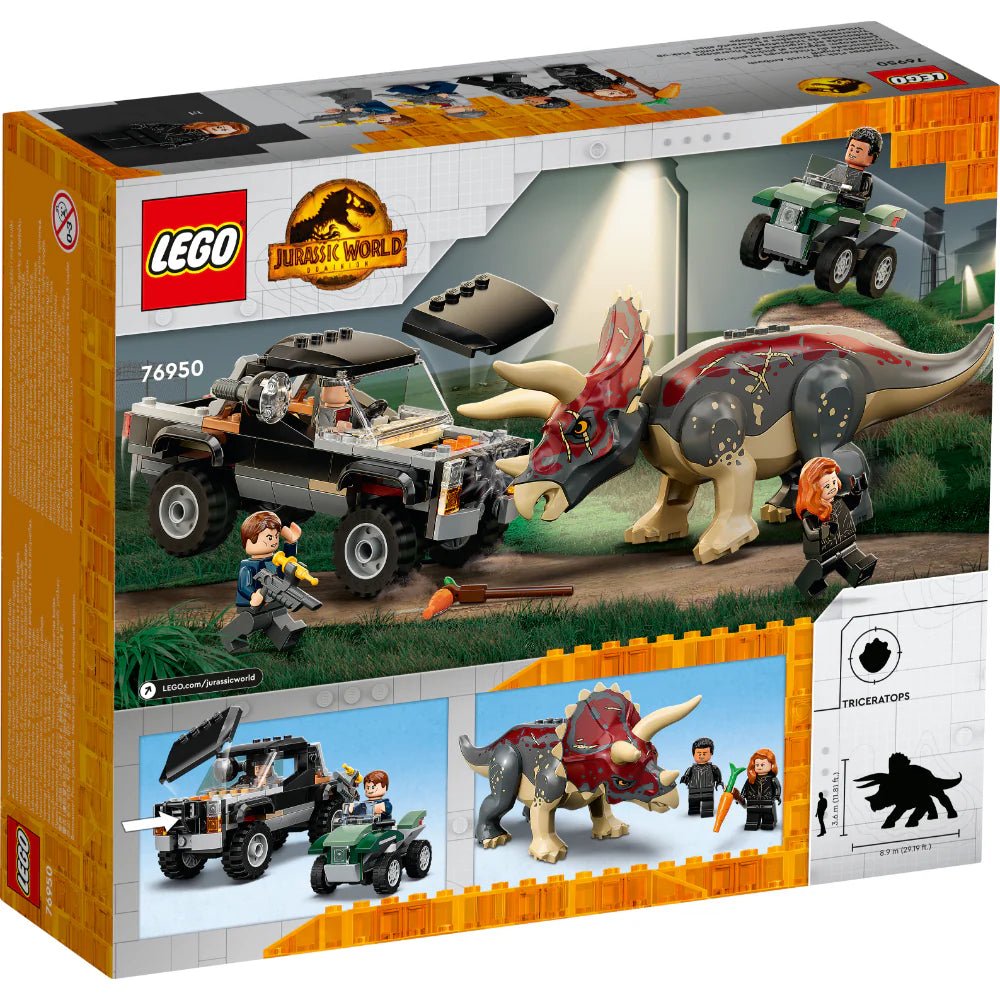 LEGO EMBOSCADA EN FURGONETA DEL TRICERATOPS 76950 - Saldos A Huevo