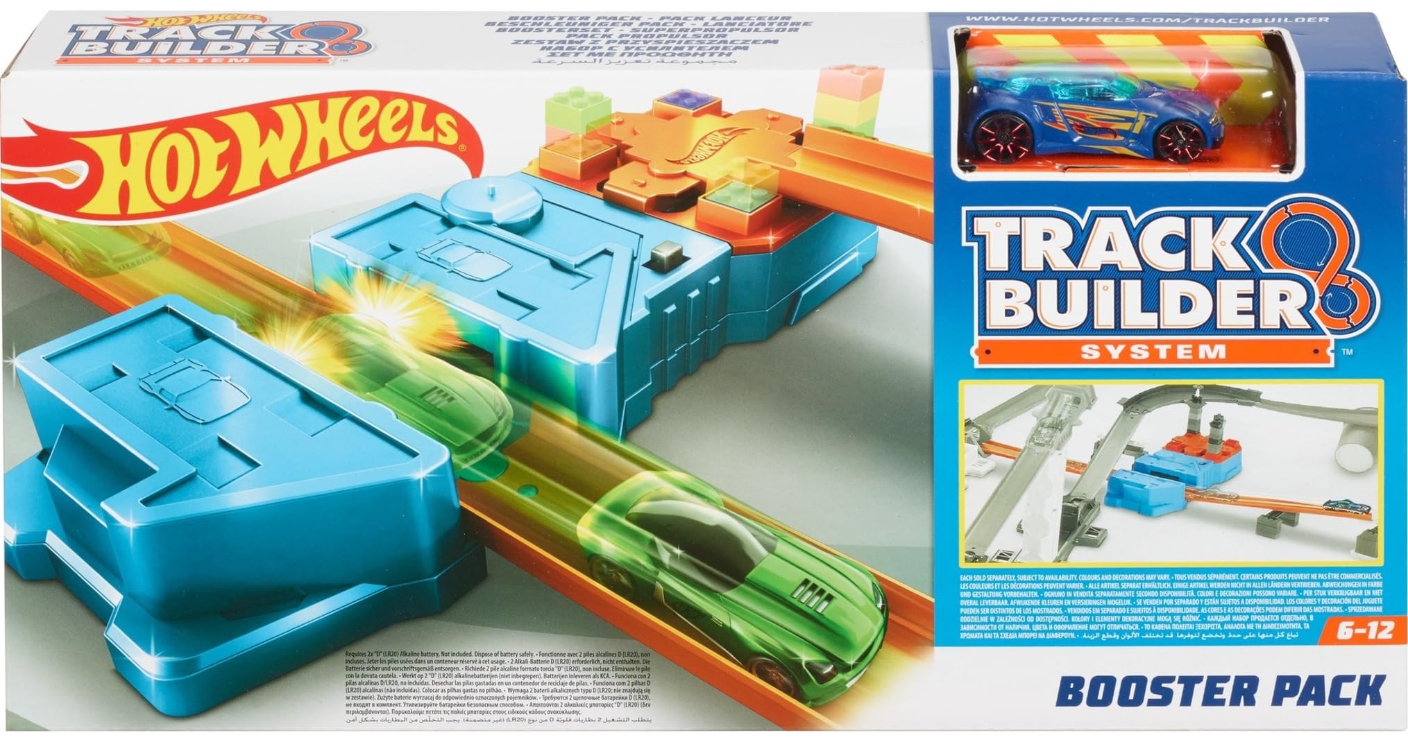 Set De Juego Hot Wheels Track Builder Booster Pack - Saldos A Huevo