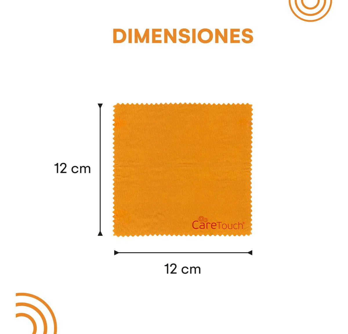 Set de 6 Paños Antiempañantes de Microfibra para Gafas y Lentes – Care Touch - Saldos A Huevo