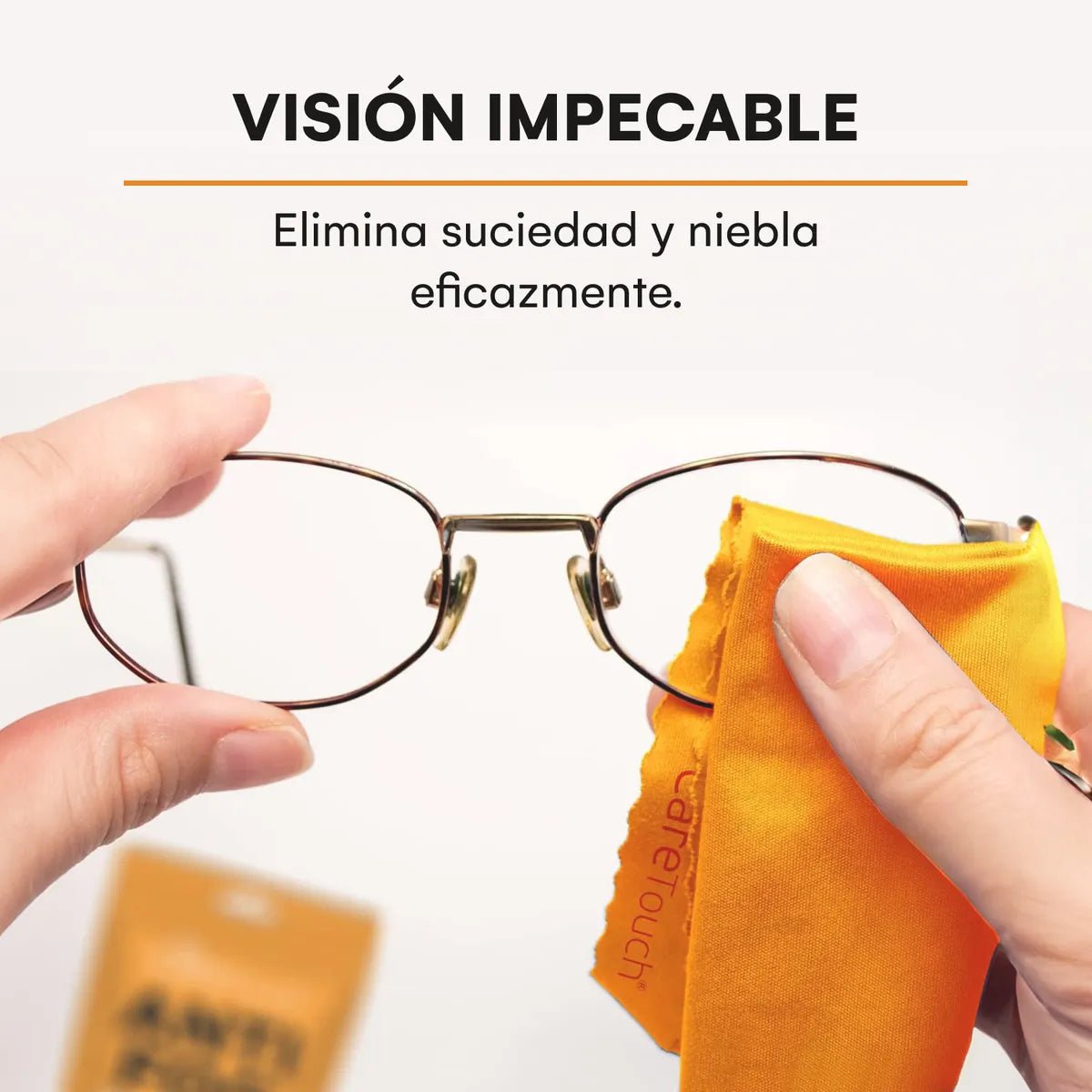 Set de 6 Paños Antiempañantes de Microfibra para Gafas y Lentes – Care Touch - Saldos A Huevo