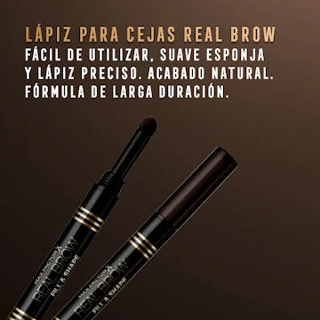 Lápiz para Cejas Real Brow Soft Brown – Max Factor