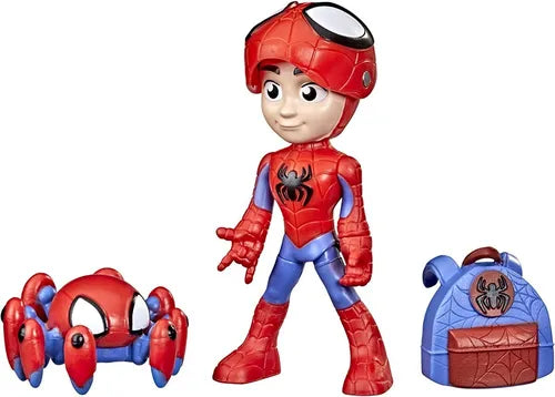 Spidey and His Amazing Friends Hero Reveal Spidey & Trace-E - Hasbro en oferta outlet Colombia saldos a huevo