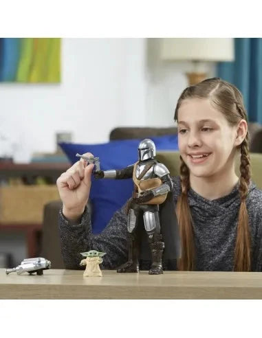Star Wars Galactic Action The Mandalorian & Grogu - Figuras electrónicas interactivas en oferta outlet Colombia saldos a huevo