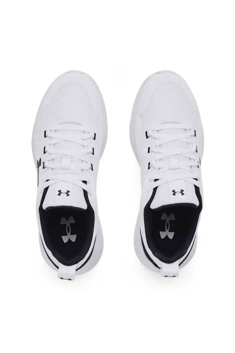 Tenis Sportstyle Ua Essential Blancos Para Hombre - Under Armour - Saldos A Huevo