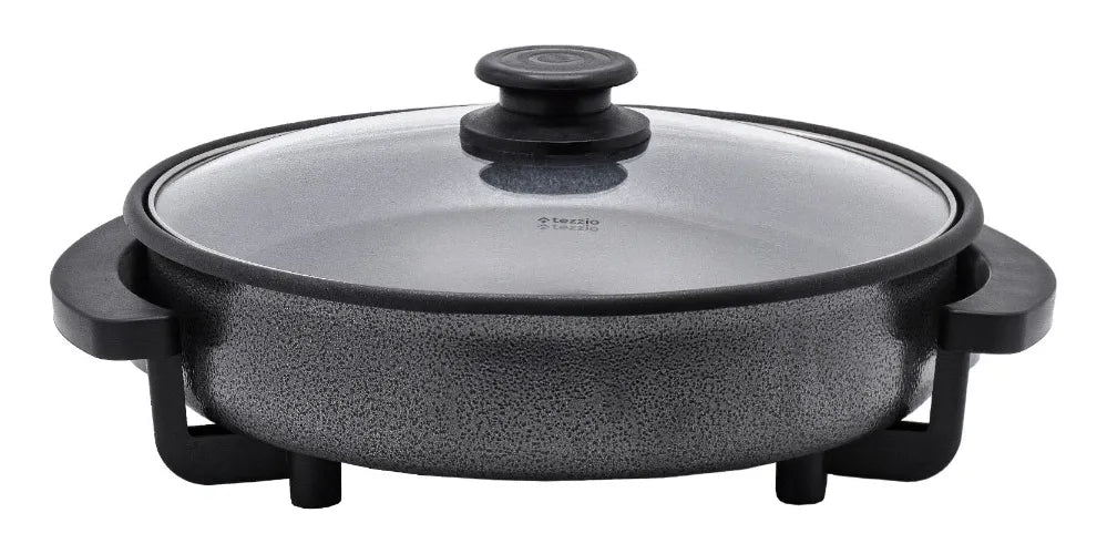 Sartén Eléctrico con tapa de vidrio - Tezzio