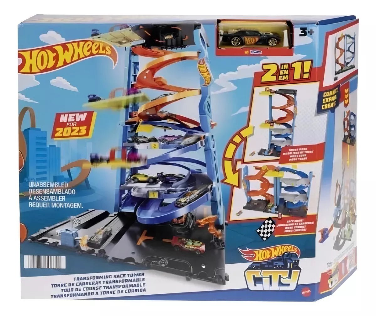 Torre de Carreras Transformable - Hot Wheels - Saldos A Huevo