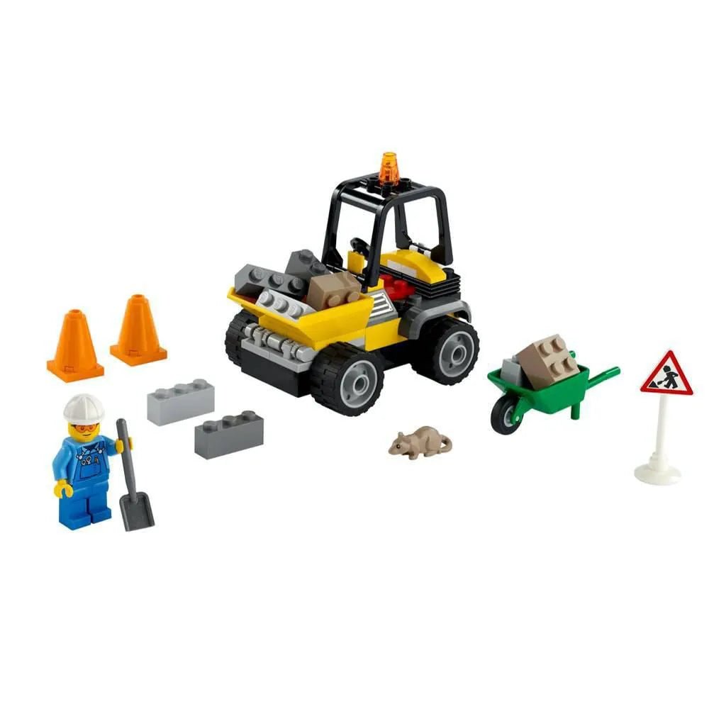 Vehiculo De Obras En Carretera Lego City 60284 - Saldos A Huevo