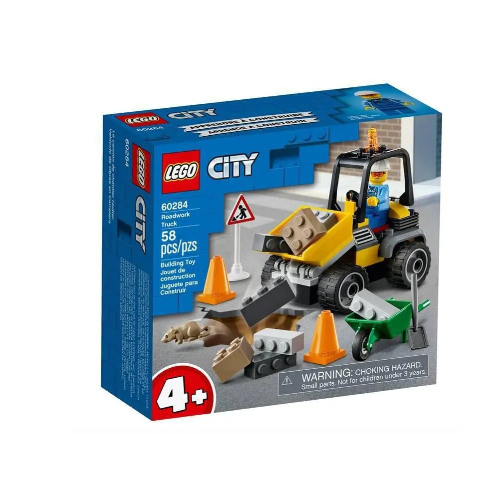 Vehiculo De Obras En Carretera Lego City 60284 - Saldos A Huevo