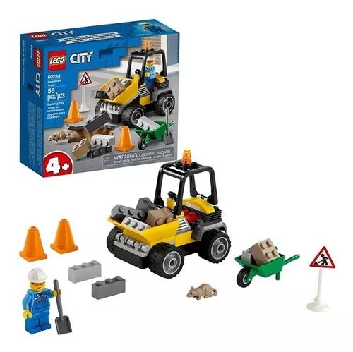 Vehiculo De Obras En Carretera Lego City 60284 - Saldos A Huevo
