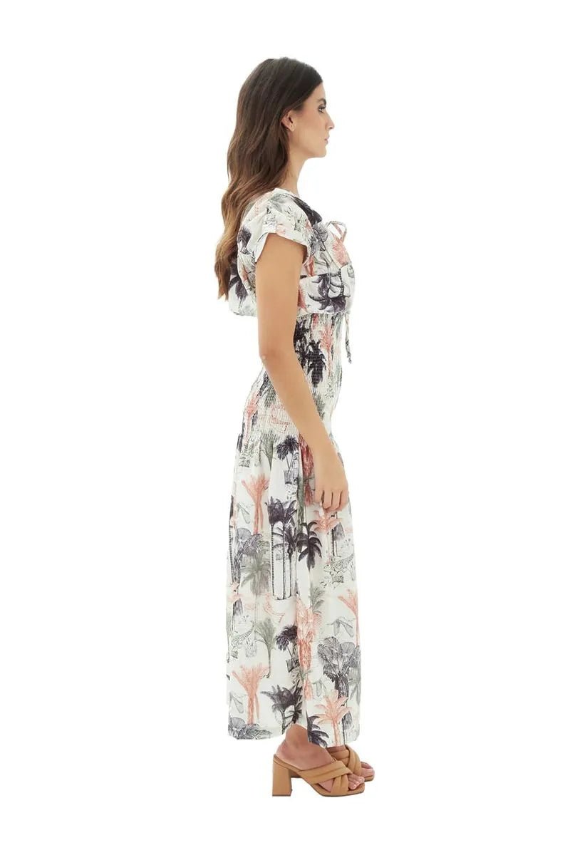 Vestido Largo Carlota Memory Mul MERCEDES CAMPUZANO 5057 - Saldos A Huevo