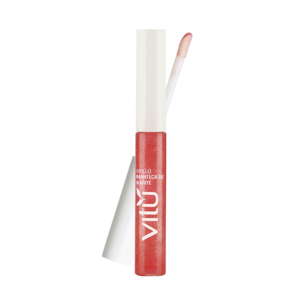 Brillo Labial Vitú con Manteca de Karité Tono 02 Toronja