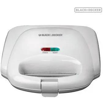 Sanduchera 2 Porciones a la vez Tuesta, sella y corta SM1000W - Black+Decker en oferta outlet Colombia saldos a huevo