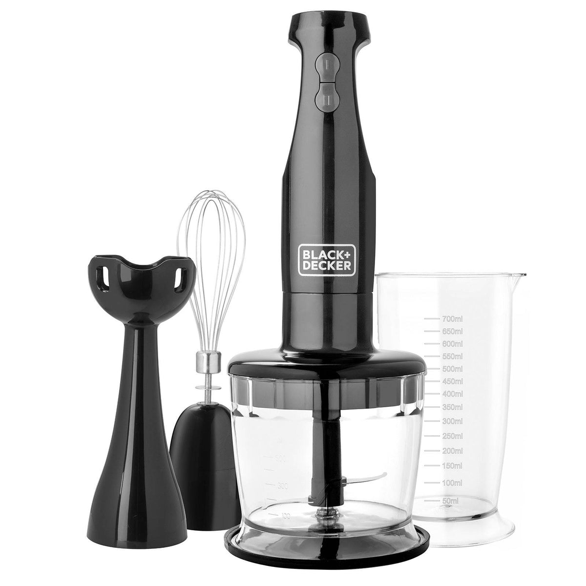 Batidora de Inmersión Black+Decker 3 en 1, Negro HB2800B - Saldos A Huevo