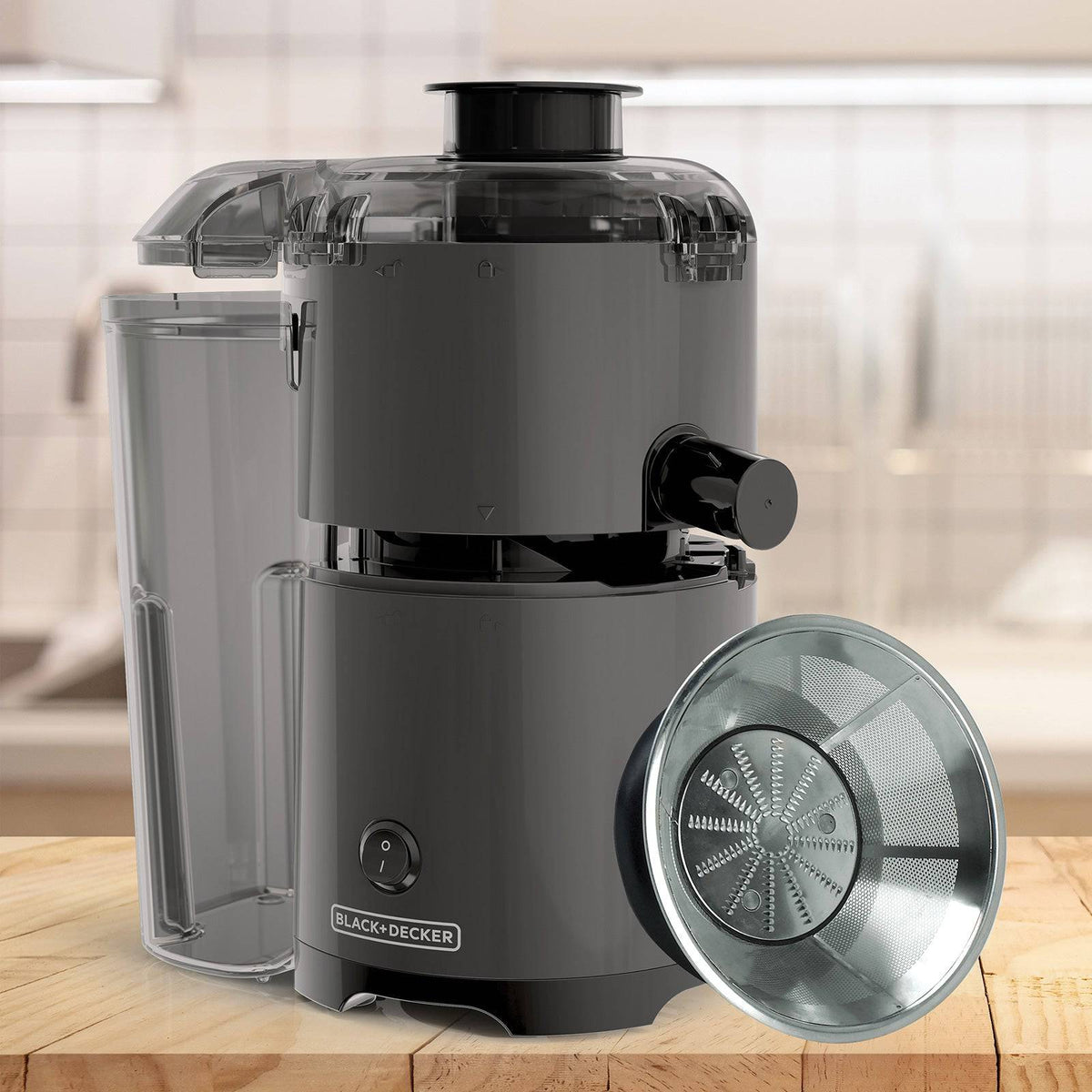 Exprimidor Extractor de frutas y verduras BLACK DECKER JE2500B - Saldos A Huevo