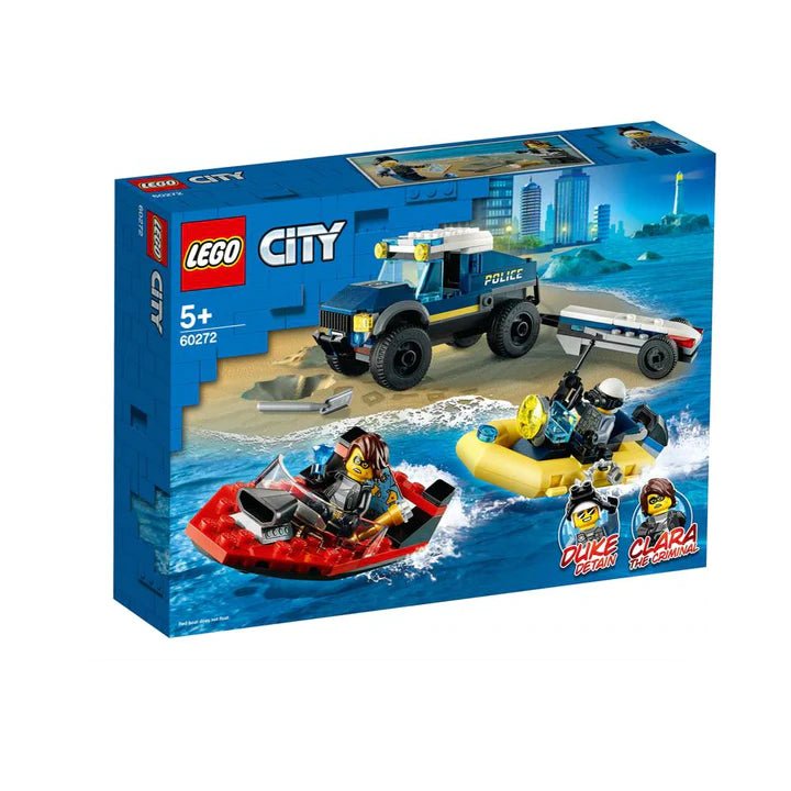 Lego City Policia de Elite transporte de la lancha 60272 - Saldos A Huevo