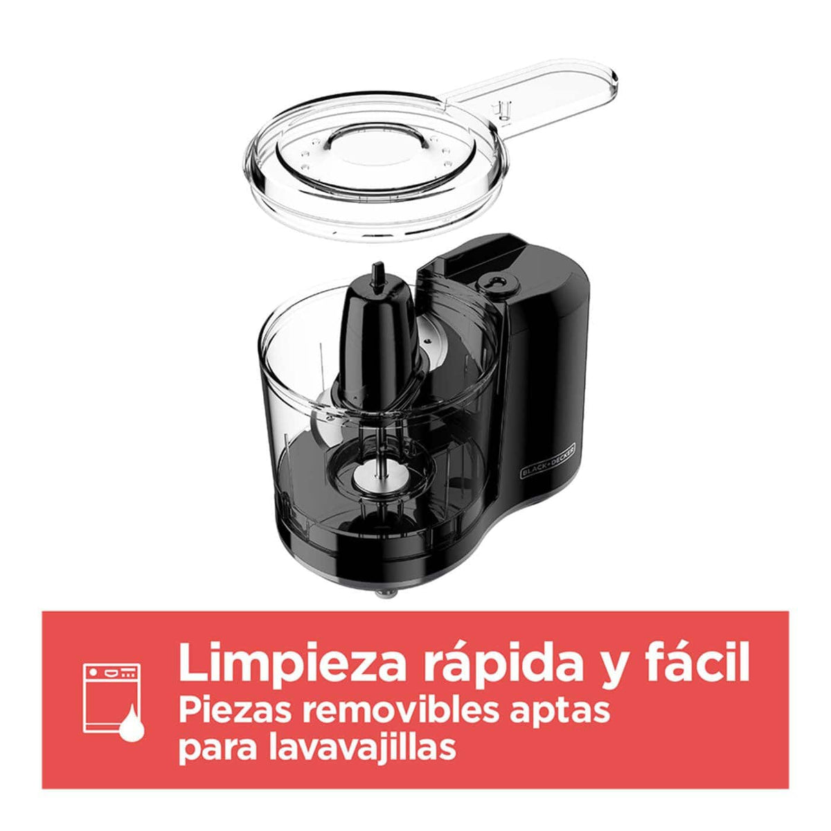 Procesador de Alimentos BLACK+DECKER HC150B Negro Picatodo - Saldos A Huevo